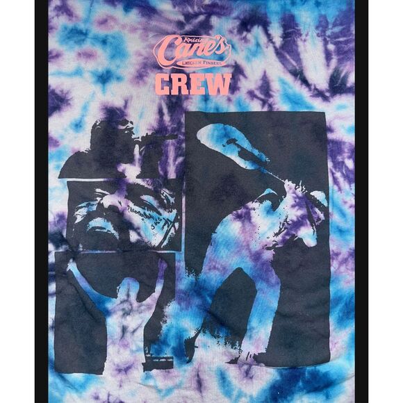 Post Malone Raising Cane’s Tie-Dye Tee - Picture 3 of 5